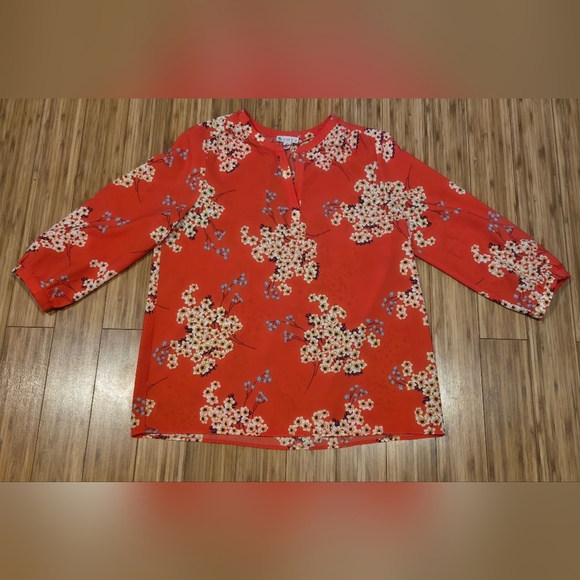 NWOT Eliane Rose Floral Top - Picture 1 of 7